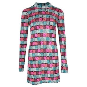 CHANEL MEITERS D'ARTS PARIS-HAMBURG 2018 KNIT MIDI DRESS
